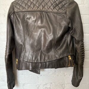 Women's Black Leather Jacket